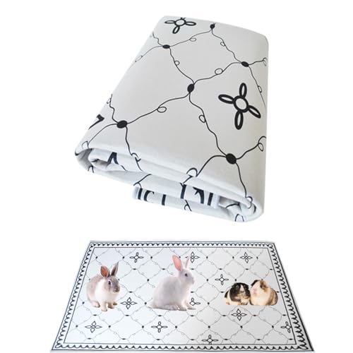 kathson Extra große Kaninchenkäfig-Auskleidung, 200 x 100 cm, wiederverwendbar, Meerschweinchen, Teppich, rutschfest, waschbar, Hasenbodenmatte für Hamster, Katzen, Hunde, Meerschweinchen, kathson Extra große Kaninchenkäfig-Auskleidung, 200 x 100 cm, wiederverwendbar, Meerschweinchen, Teppich, rutschfest, waschbar, Hasenbodenmatte für Hamster, Katzen, Hunde, Meerschweinchen, von kathson