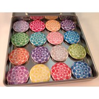 Bunte Pfingstrosen Magnete Bunte Pfingstrosen Magnete von katiefavors