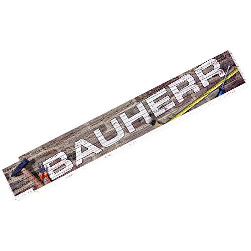 Zollstock Bauherr Meterstab 2m Geschenk Hausbau Richtfest Haus Zollstock Bauherr Meterstab 2m Geschenk Hausbau Richtfest Haus von kaufdeingeschenk