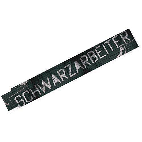 Zollstock Schwarzarbeiter Meterstab Geschenk Männer Vater Bau Handwerker 2m Holz Zollstock Schwarzarbeiter Meterstab Geschenk Männer Vater Bau Handwerker 2m Holz von kaufdeingeschenk