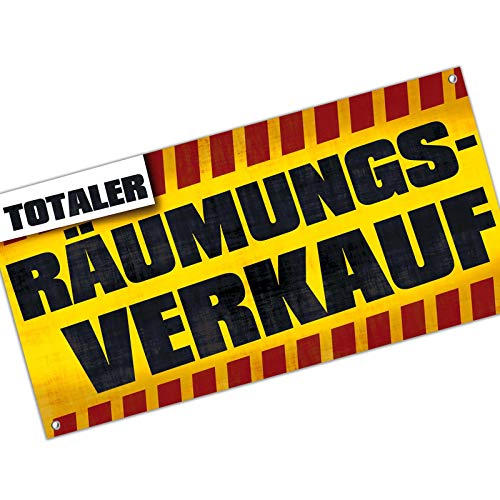 Banner Räumungsverkauf Werbebanner Aktionsbanner Plane 4x1m Banner Räumungsverkauf Werbebanner Aktionsbanner Plane 4x1m von kaufdeinschild