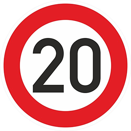 Geburtstagschild 20 Verkehrszeichen Verkehrsschild Straßenschild Geburtstagsschild Schild Geburtstag PVC 40 cm von kaufdeinschild