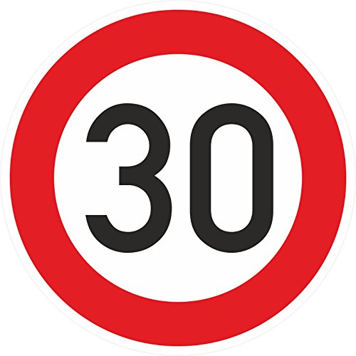 Geburtstagschild 30 Verkehrszeichen Verkehrsschild Straßenschild Geburtstagsschild Schild Geburtstag PVC 40 cm von kaufdeinschild