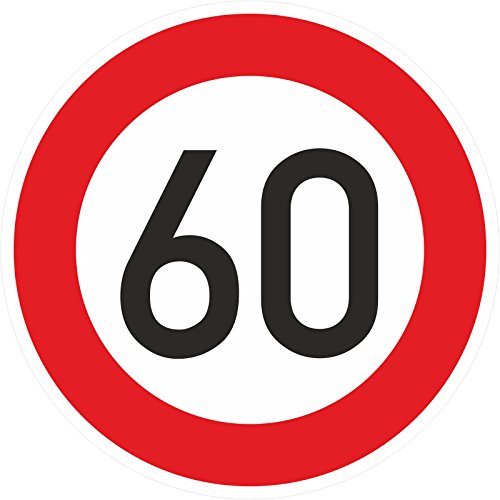 Geburtstagschild 60 Verkehrszeichen Verkehrsschild Straßenschild Geburtstagsschild Schild Geburtstag PVC 40 cm Geburtstagschild 60 Verkehrszeichen Verkehrsschild Straßenschild Geburtstagsschild Schild Geburtstag PVC 40 cm von Majen