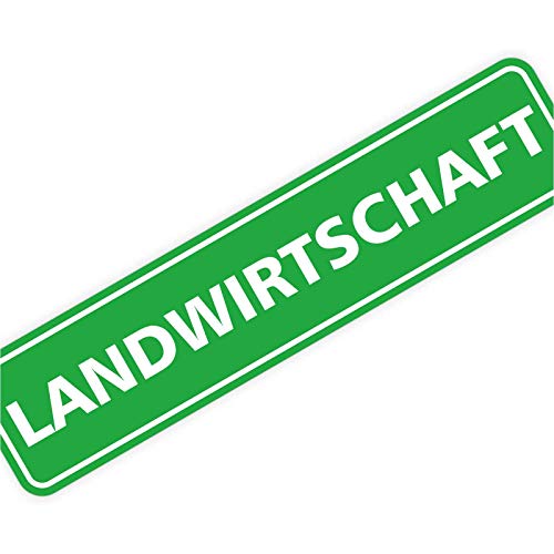 Magnetschild Landwirtschaft Magnettafel Schild 300x70 mm 0,9 mm stark haftend runde Kanten von KDS