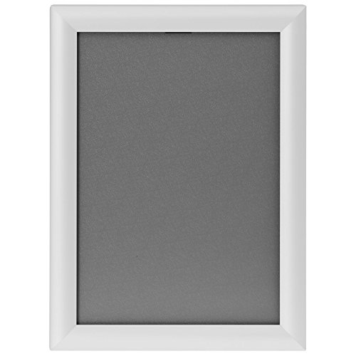 kaufdeinschild Weißer A2 Klapprahmen auf Gehrung Snap Frame 25mm Plakatrahmen Posterrahmen von kaufdeinschild