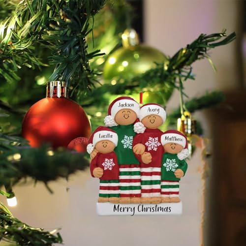 Kaululu Personalisierte Weihnachtsbaumschmuck mit Namen und Text,Weihnachtsanhänger Holz Christbaumschmuck Baumschmuck Weihnachten Deko 2024, Neujahrsgeschenke von kaululu