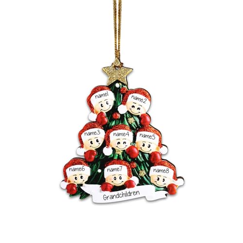 Kaululu Personalisierter Weihnachtsbaumschmuck mit Namen und Text,Christbaumschmuck Weihnachtsdeko Holz Weihnachten deko 2024 Weihnachtsanhänger, Neujahrsgeschenke von kaululu