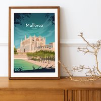 Mallorca, España - Night Poster von kawaink