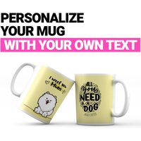 Mug Message Personalisation Addon. Change The Default Text Of Your Mug von kawaink