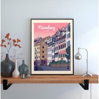 Nuremberg Pink Poster von kawaink