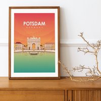 Potsdam Poster. Printed in High Quality Paper. Traveller Poster von kawaink