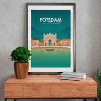 Potsdam Poster. Printed in High Quality Paper. Traveller Poster von kawaink