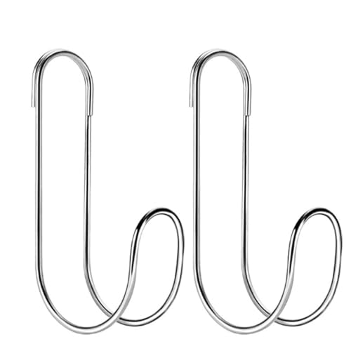 kawehiop 2 Stück, Haken, Edelstahlschlauch Wandhalterung fürs Auto, robustes Material, One Touch Installation, geeignet zur Aufbewahrung kawehiop 2 Stück, Haken, Edelstahlschlauch Wandhalterung fürs Auto, robustes Material, One Touch Installation, geeignet zur Aufbewahrung von kawehiop