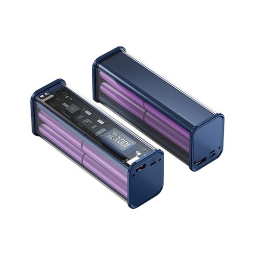 kawehiop FOR18650 Batterieladegerät Box mit Multiprotokoll Schnellladetelefon Universal ABS 8 FOR18650 Batterieladegerät Boxen, Blau von kawehiop