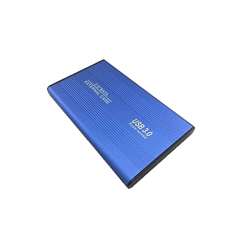 kawehiop Tragbare Speichergerätebox –, helle Oberfläche, LED Anzeige, antistatische Funktionalität, Solid State Drive Legierung, Blau von kawehiop