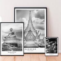 Bangkok City Print Poster Bild Thailand Druck Minimalist Home Wanddeko Bangkok City Print Poster Bild Thailand Druck Minimalist Home Wanddeko von kazaloop