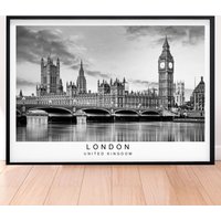 Big Ben Londonparlament Druck Poster Reise Minimalist Wand Dekor Kunst Big Ben Londonparlament Druck Poster Reise Minimalist Wand Dekor Kunst von kazaloop