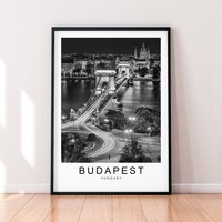 Budapest Ungarn Stadt Druck Minimalist Home Night Poster Wall Decor Budapest Ungarn Stadt Druck Minimalist Home Night Poster Wall Decor von kazaloop