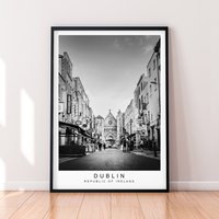 Dublin City Streets Print Poster Irland Minimalist Home Wand-Dekor Dublin City Streets Print Poster Irland Minimalist Home Wand-Dekor von kazaloop