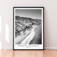 Porto Vallarta Druck Bild Stadt Poster Minimalist Home Travel Mexiko Wand Dekor Porto Vallarta Druck Bild Stadt Poster Minimalist Home Travel Mexiko Wand Dekor von kazaloop