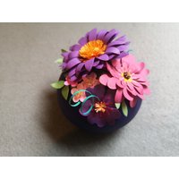 Immerding Papier Blumen Kunst Stein - Handgemacht Papierbeschwerer Ausdruck Der Liebe von kazwallop