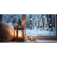 Sticker/Aufkleber Für Weihnachtliche Deko/Tannenbäume Fensteraufkleber Windlichter in Vielen Farben - Stil 11 Sticker/Aufkleber Für Weihnachtliche Deko/Tannenbäume Fensteraufkleber Windlichter in Vielen Farben - Stil 11 von kbPhotographieDesign