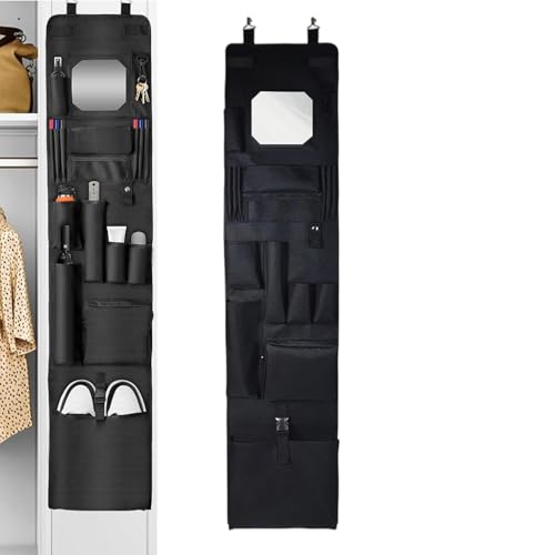 Hängeschrank Im Sicherheits-Stil, Locker-Türorganisator 51 X 11 Zoll Mit Spiegel, Schließfachhängeorganisator, Spindregal, Mehrfachpocket-Schließfachentür Organizer, Wasserdichtes Oxford-Stoff Hängeschrank Im Sicherheits-Stil, Locker-Türorganisator 51 X 11 Zoll Mit Spiegel, Schließfachhängeorganisator, Spindregal, Mehrfachpocket-Schließfachentür Organizer, Wasserdichtes Oxford-Stoff von kdkskss