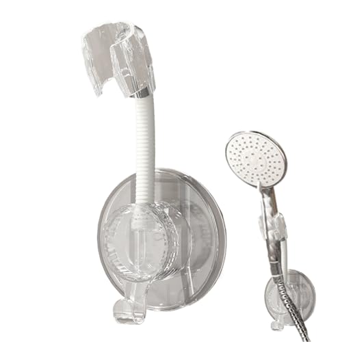 kdkskss Halter Für Handbrause - Drehbarer Montagehalter Ohne Bohren | Ergonomische Duschkopf Halterung Mit Fester Halt Für Badezimmer Gäste-WC Studentenwohnheim von kdkskss