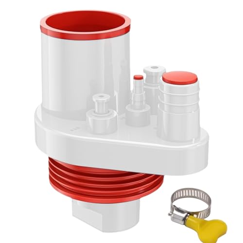 kdkskss Küchenspüle Abflussrohr | Unterbau-Kit | Abwasseradapter Für Bad Dusche Wanne Mobil Wohnwagen Und Sanitärbereich von kdkskss
