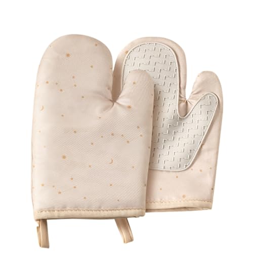 kdkskss Ofenhandschuhe | Küchenhandschuhe Ofen Resistent | 1 Paar rutschfeste Topflappen Küchenzubehör für Kochen Camping Grillen Backen Mikrowelle Herd von kdkskss