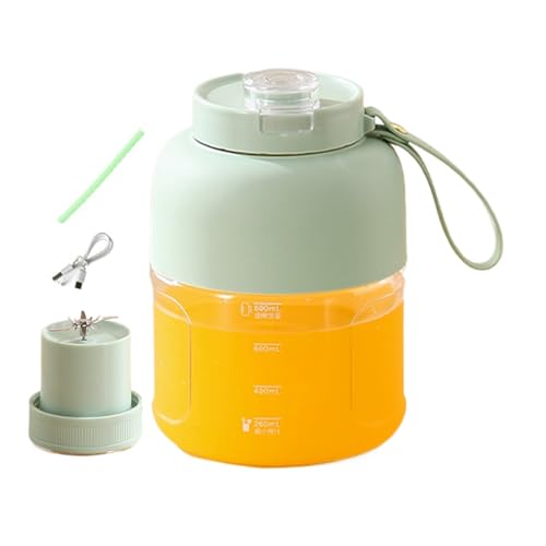kdkskss Tragbarer Mixerbecher,Großer kabelloser persönlicher Entsafter - Werkzeug Für Essen Reisen Outdoor Getränke Zuhause Haushalt Saft von kdkskss