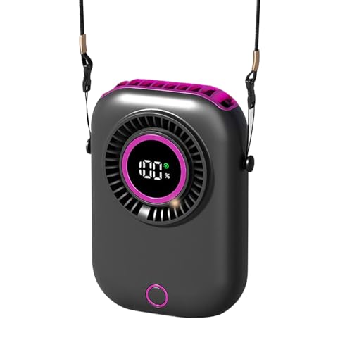 kdkskss Tragbarer Ventilator | Elektrischer Handventilator | 5-Stufen Aufladbarer Digitaldisplay Taille Nacken Kühler Für Camping Reisen Sport & Freizeit kdkskss Tragbarer Ventilator | Elektrischer Handventilator | 5-Stufen Aufladbarer Digitaldisplay Taille Nacken Kühler Für Camping Reisen Sport & Freizeit von kdkskss