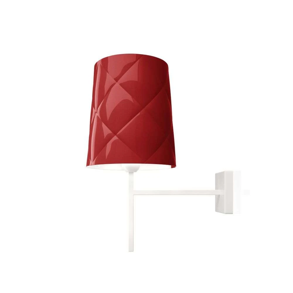 Kdln New York Wandleuchte Wandlampe Wandlicht Lampe Rot Lackiert Gestell Weiß B-Ware von kdln