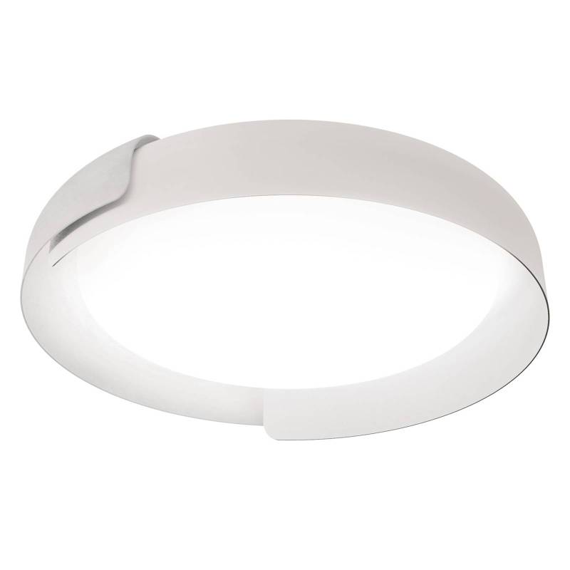 kdln LED-Deckenleuchte Dala, weiß/weiß, Ø 87 cm, dim von kdln