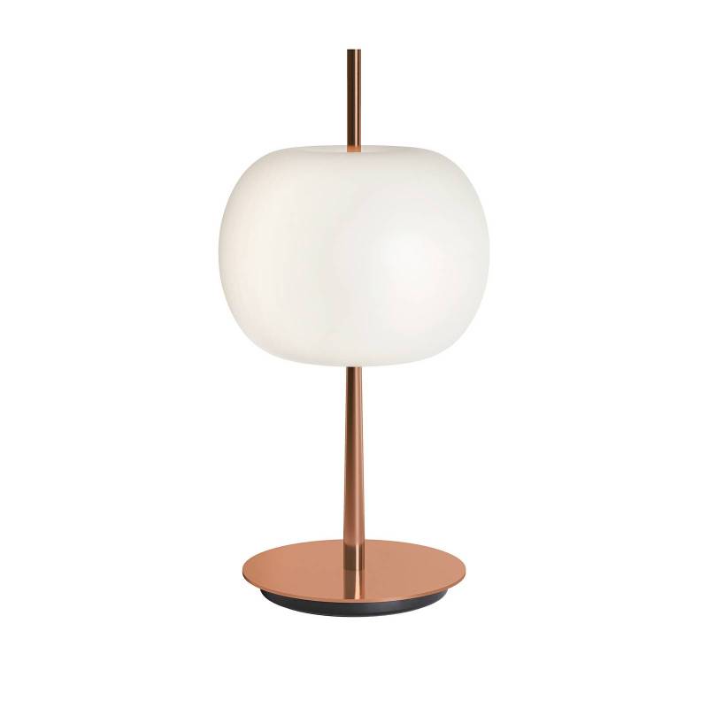 kdln LED-Tischleuchte KUSHI, kupfer, Höhe 32 cm, Dimmer, CCT von kdln