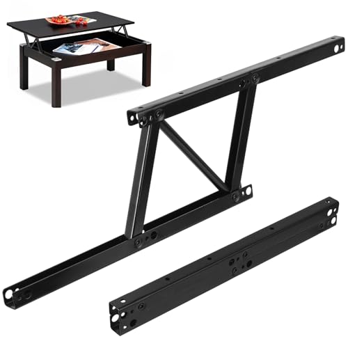 1 Paar Hochklappbares Hydraulische Lift Up Scharniere, Mechanismus 88 LB Last Klapp Möbelscharnierfeder Klapp Lift Up für Couchtisch, 165 mm Hubhöhe Feder Scharniere für Schreibtisch von kebitedamai