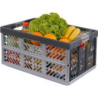 keeeper Klappbox silber B/H/L: ca. 37x28x54 cm von Keeeper
