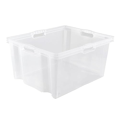 keeeper Aufbewahrungsbox, Multi-Box XXL, Polypropylen, 44 l, Franz, Transparent von keeeper