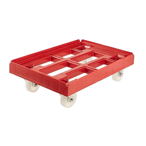 keeeper Transportroller für Transportboxen- und Körbe, Tragkraft bis 300 kg, 61 x 41 x 19 cm, Rolf, Rot keeeper Transportroller für Transportboxen- und Körbe, Tragkraft bis 300 kg, 61 x 41 x 19 cm, Rolf, Rot von keeeper