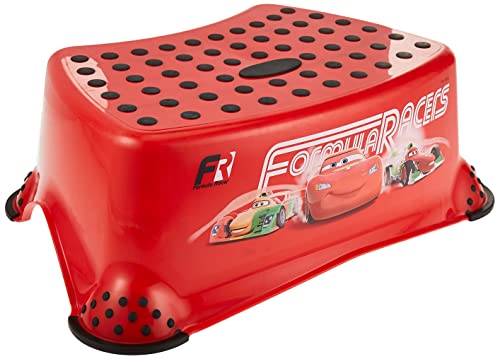 keeeper Cars Tritthocker, Ab ca. 18 Monate bis ca. 10 Jahre, Anti-Rutsch-Funktion, Tomek, Rot von Plastorex