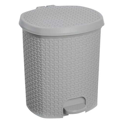 keeeper Treteimer, 21 l, Mülleimer mit Tretpedal, Tjark, Nordic Grey (Grau) von keeeper