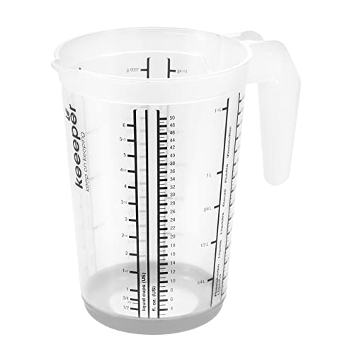 keeeper Messkanne mit Anti-Rutsch-Funktion, 1,5 l, Massimo, Nordic Grey keeeper Messkanne mit Anti-Rutsch-Funktion, 1,5 l, Massimo, Nordic Grey von keeeper
