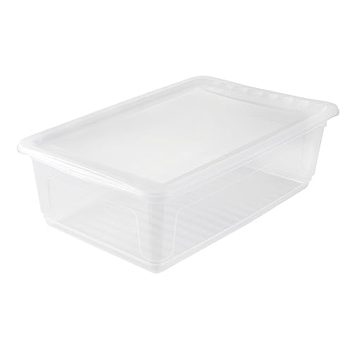 keeeper Aufbewahrungsbox mit Air Control System, 59 x 39 x 18 cm, 30 l, Bea, Transparent von keeeper