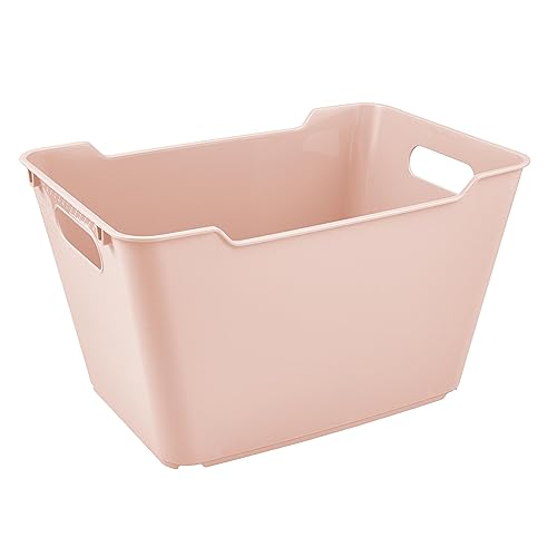 keeeper Aufbewahrungsbox, Strukturierte Oberfläche, 12 l, Lotta, Nordic Pink von keeeper