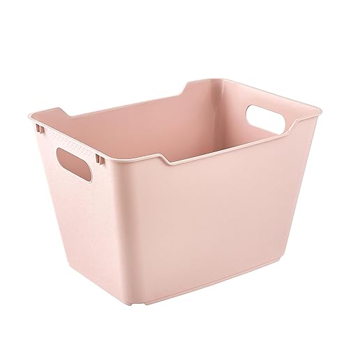 keeeper Aufbewahrungsbox, Strukturierte Oberfläche, 20 l, Lotta, Nordic Pink von keeeper