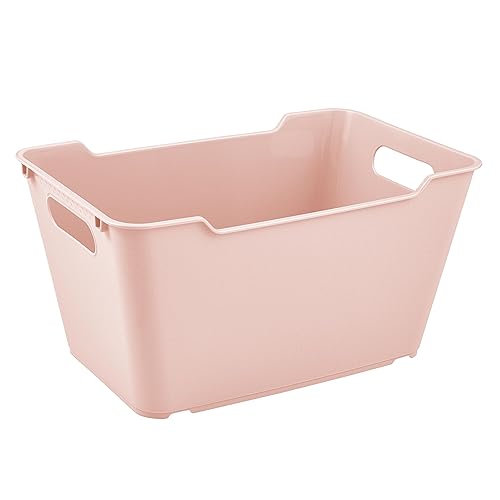 keeeper Aufbewahrungsbox, Strukturierte Oberfläche, 6 l, Lotta, Nordic Pink von keeeper