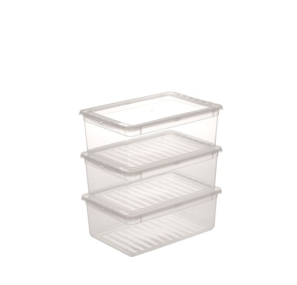 keeeper Aufbewahrungsbox Klarsichtboxen - Bea - 3er Set - 11 Liter keeeper Aufbewahrungsbox Klarsichtboxen - Bea - 3er Set - 11 Liter von keeeper