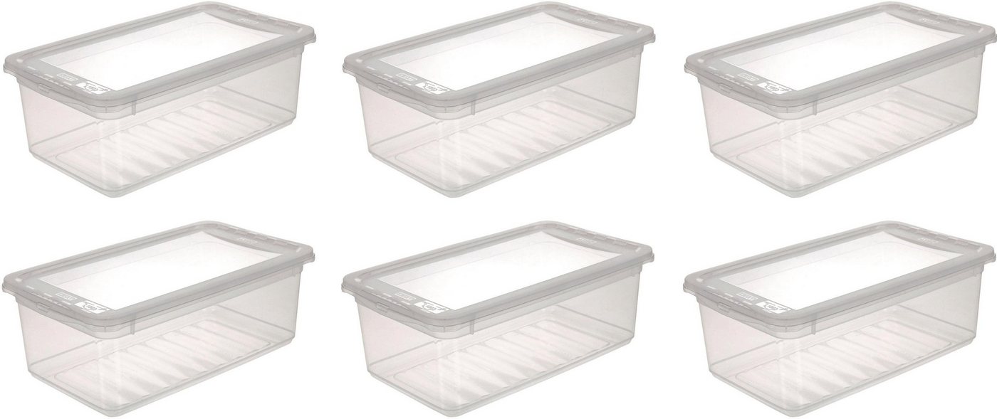 keeeper Aufbewahrungsbox bea (Set, 6 St), 6x5,6 L, mit Air Control-System von keeeper