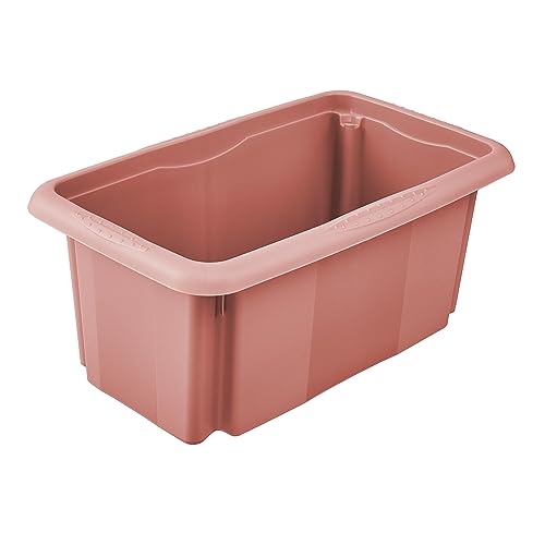 keeeper Aufbewahrungsbox mit Dreh-/Stapelsystem, 35 x 20,5 x 15 cm, 7 l, Emil, Nordic Red von keeeper